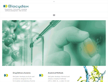 Tablet Screenshot of biocydex.net